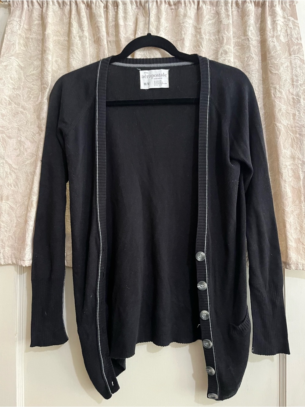 Aeropostale Black Sweater Medium